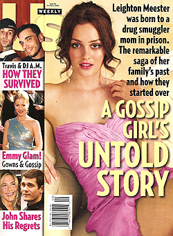 Illustration for article titled This Week In Tabloids: Suri's Lonely Life; Leighton's Sordid Past & Possible Nose Job